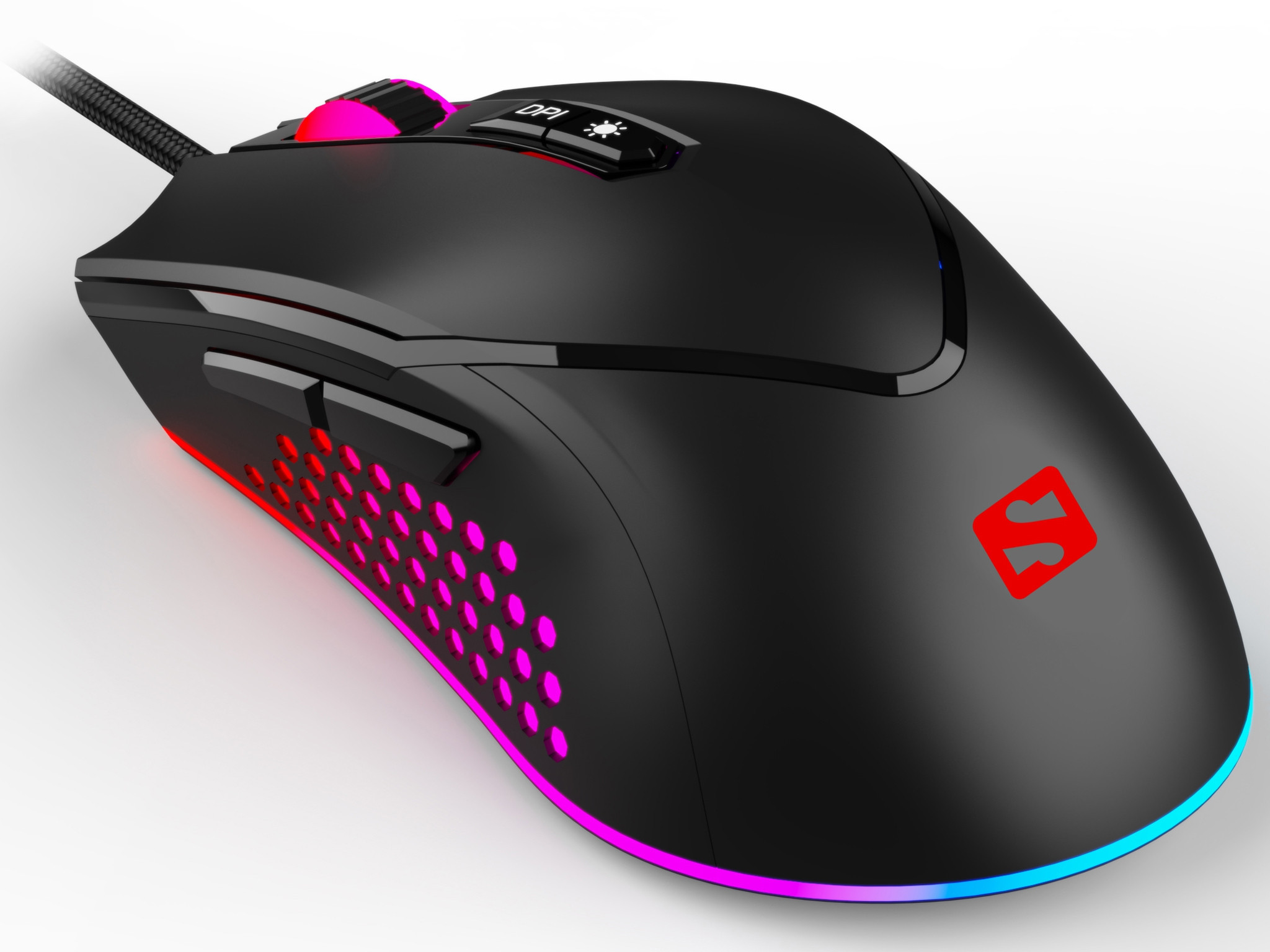 BildeAzazinator 6400 Gaming Mouse, Black