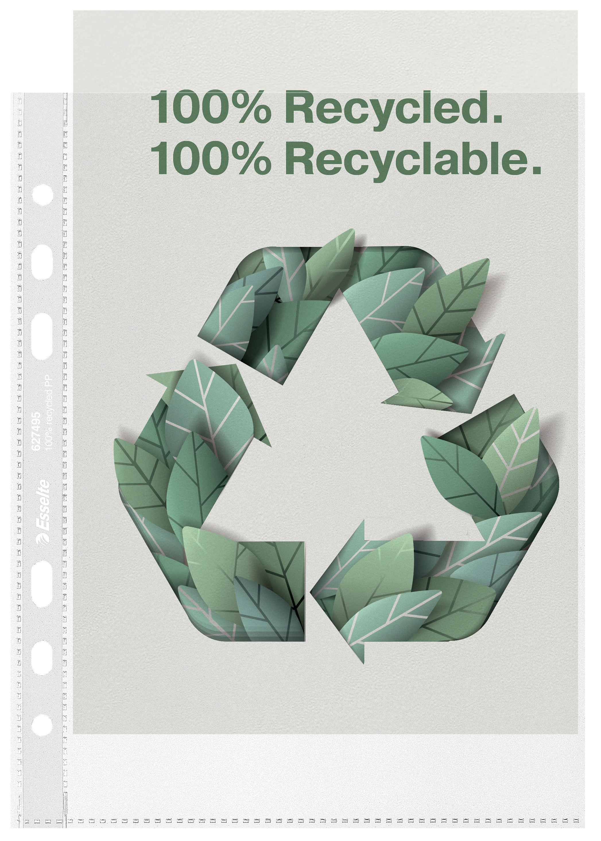 BildeLomme Esselte Recycled A5 70my pk/100