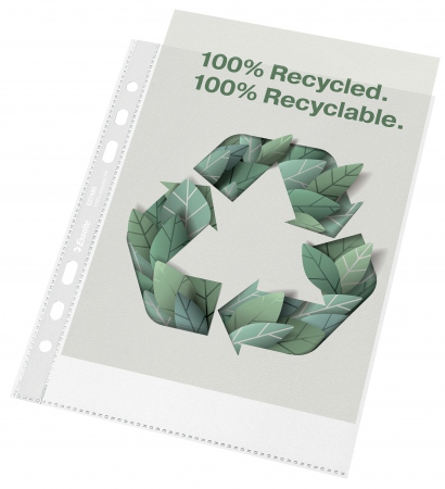 Lomme Esselte Recycled A5 70my pk/100