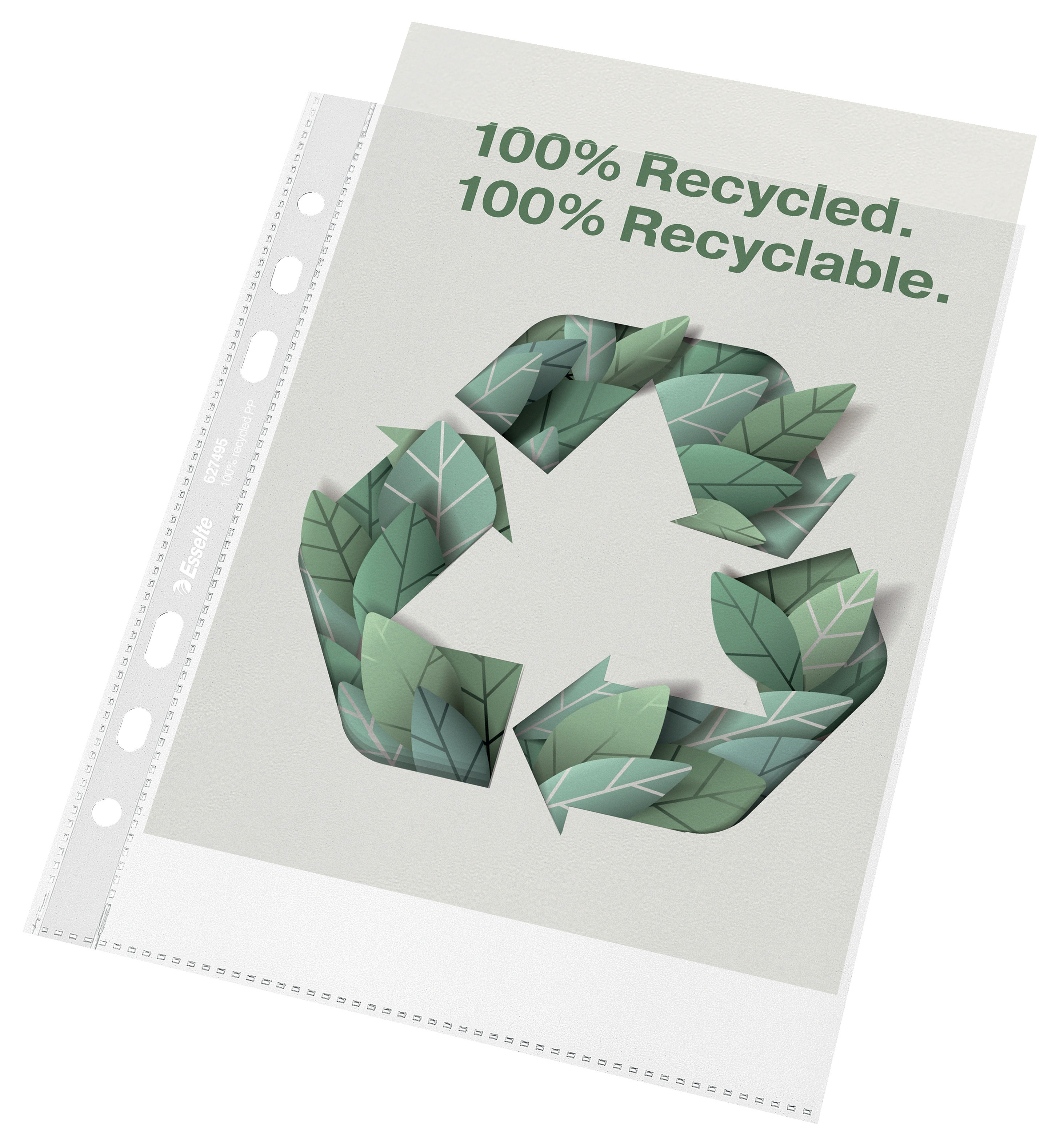 Lomme Esselte Recycled A5 70my pk/100