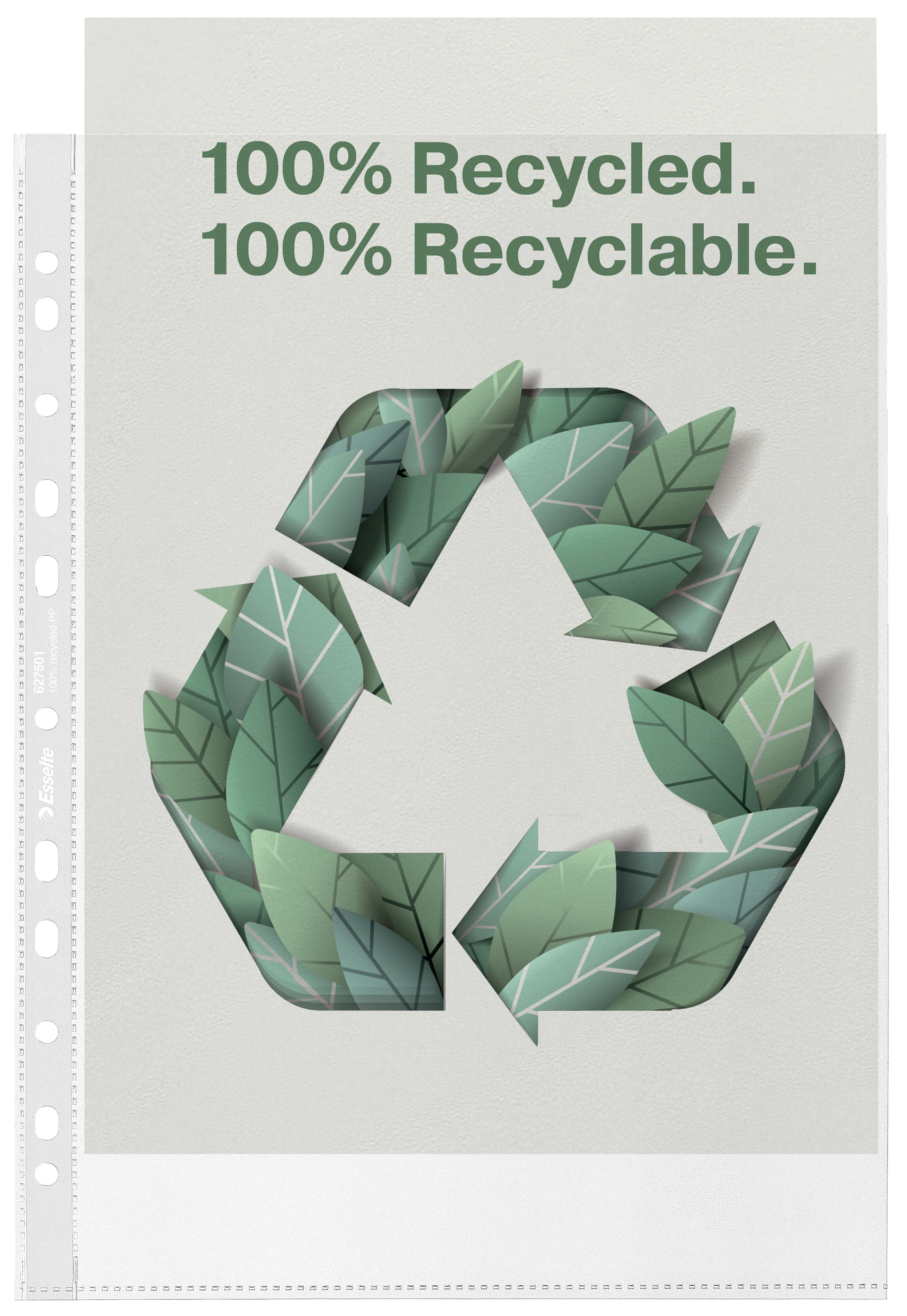 BildeLomme Esselte Recycled A4 100my pk/50