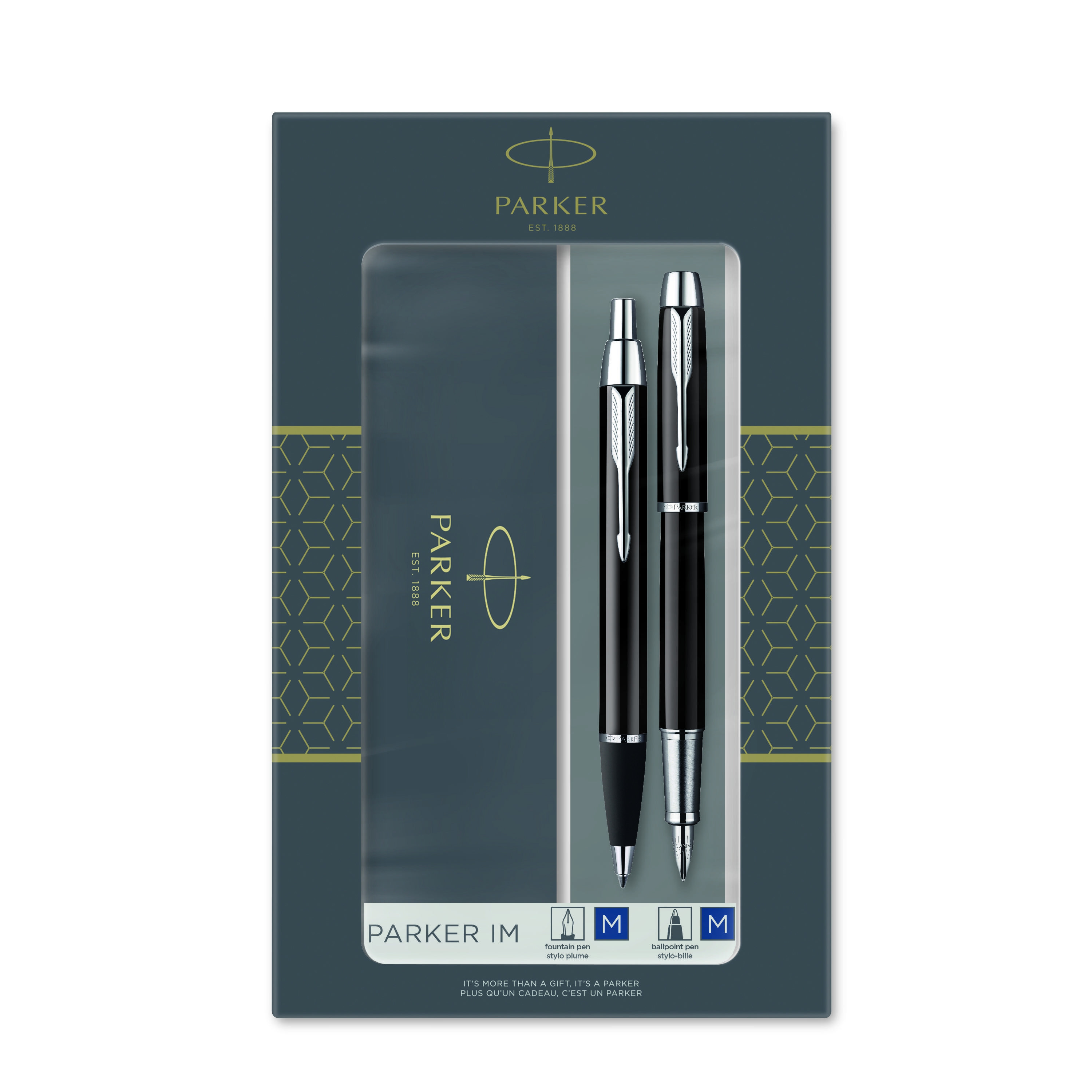 BildeParker IM Svart CT Duosett BallPoint+FountainPen