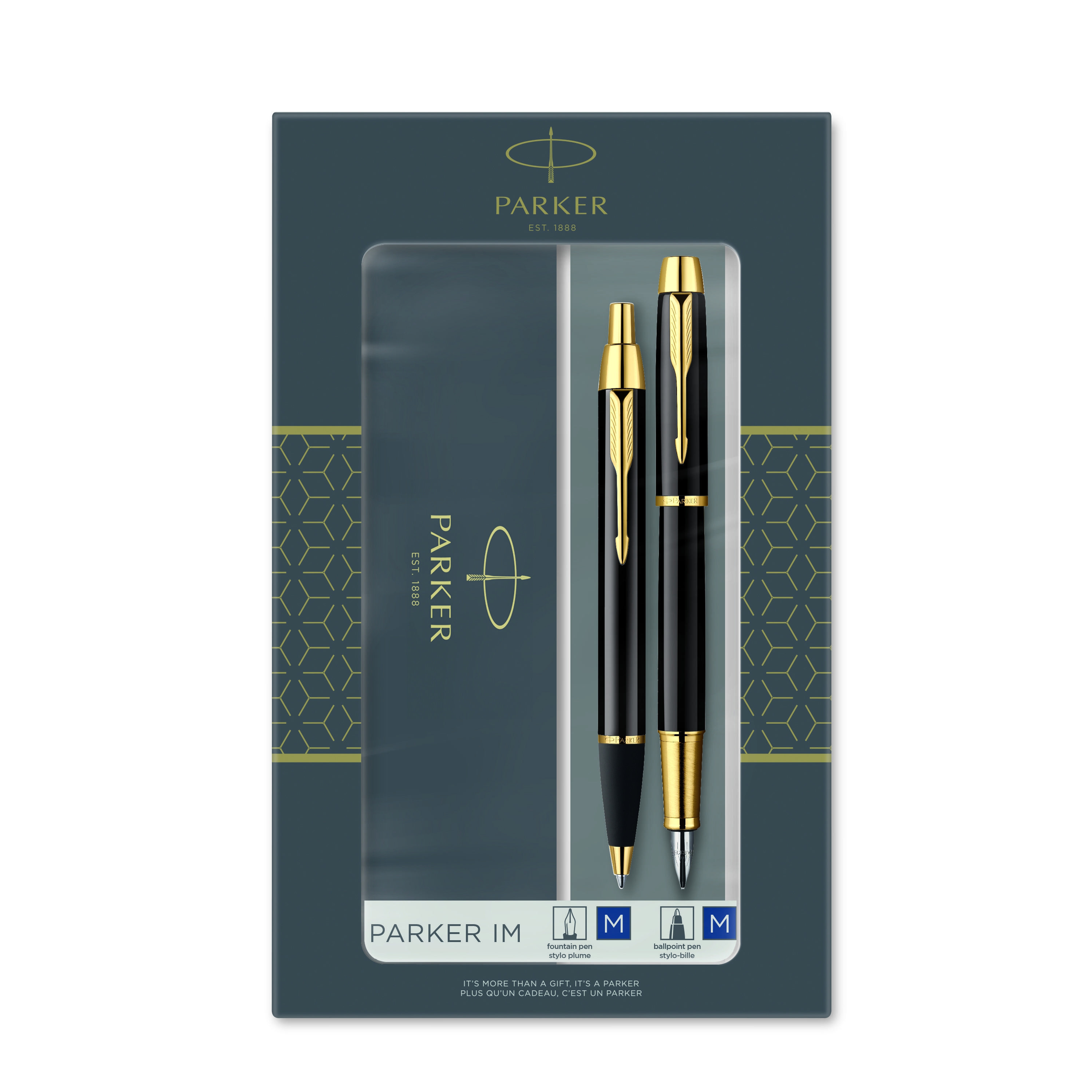 BildeParker IM Black GT Duosett BallPoint+FountainPen