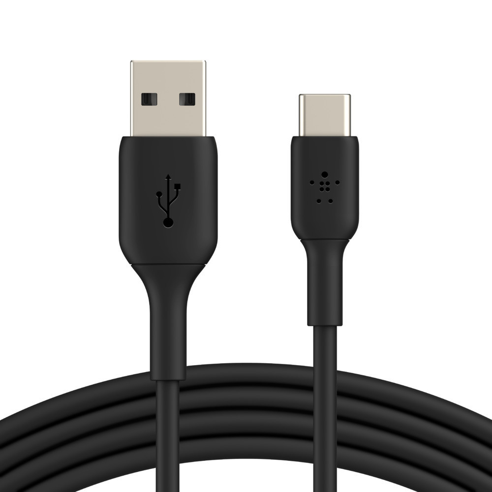 BildeBOOST CHARGE USB-A to USB-C Cable, 2M, Black