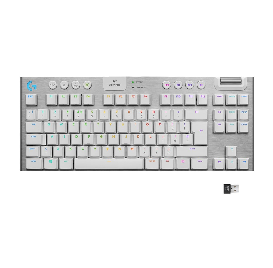 BildeG915 Wireless Gaming Keyboard Tactile, White (Nordic)