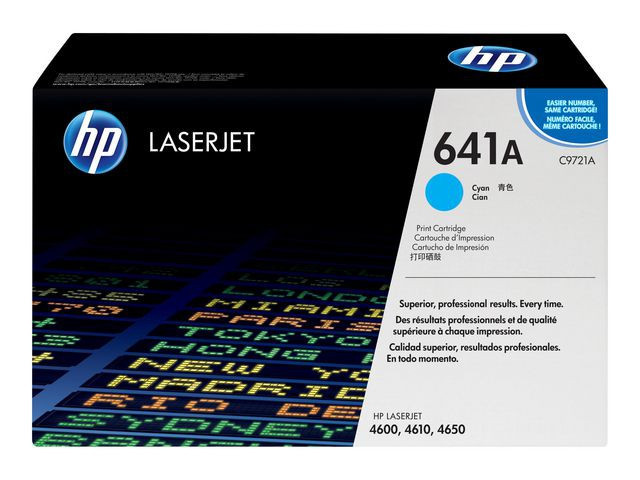 Toner HP C9721A 8K blå