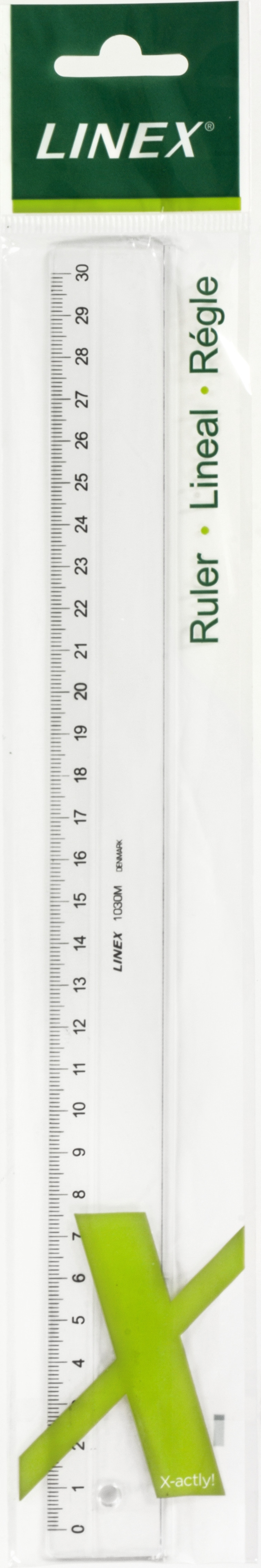 Linex Skolelinjal 30cm 1030M