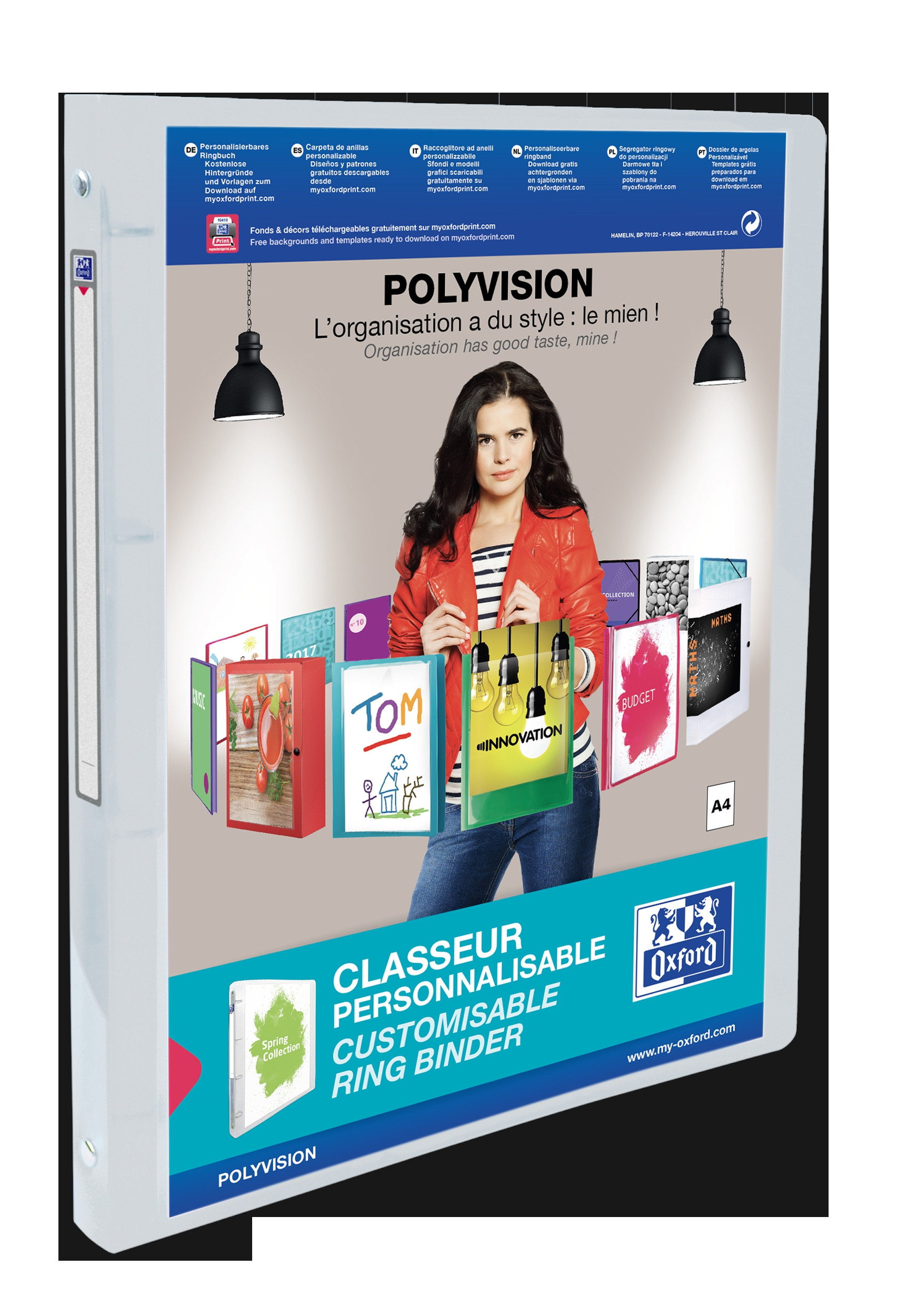 BildeRingperm Polyvision 2 lom. A4 4OR 15mm