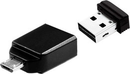 BildeUSB key 8GB Nano, w/micro USB adaptor (8/2,5)