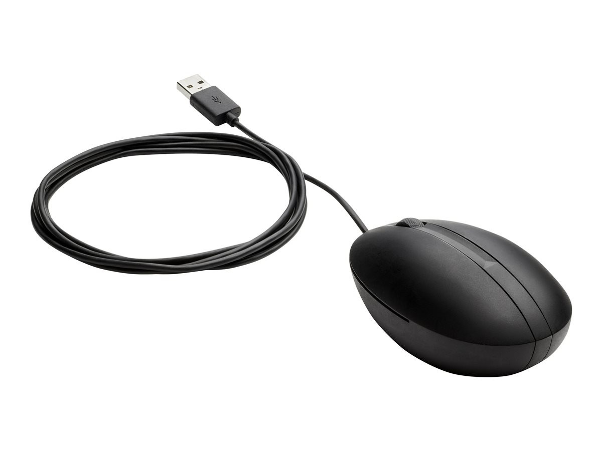 HP Wired 320M Mouse, Black