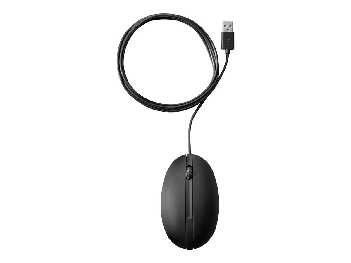 HP Wired 320M Mouse, Black