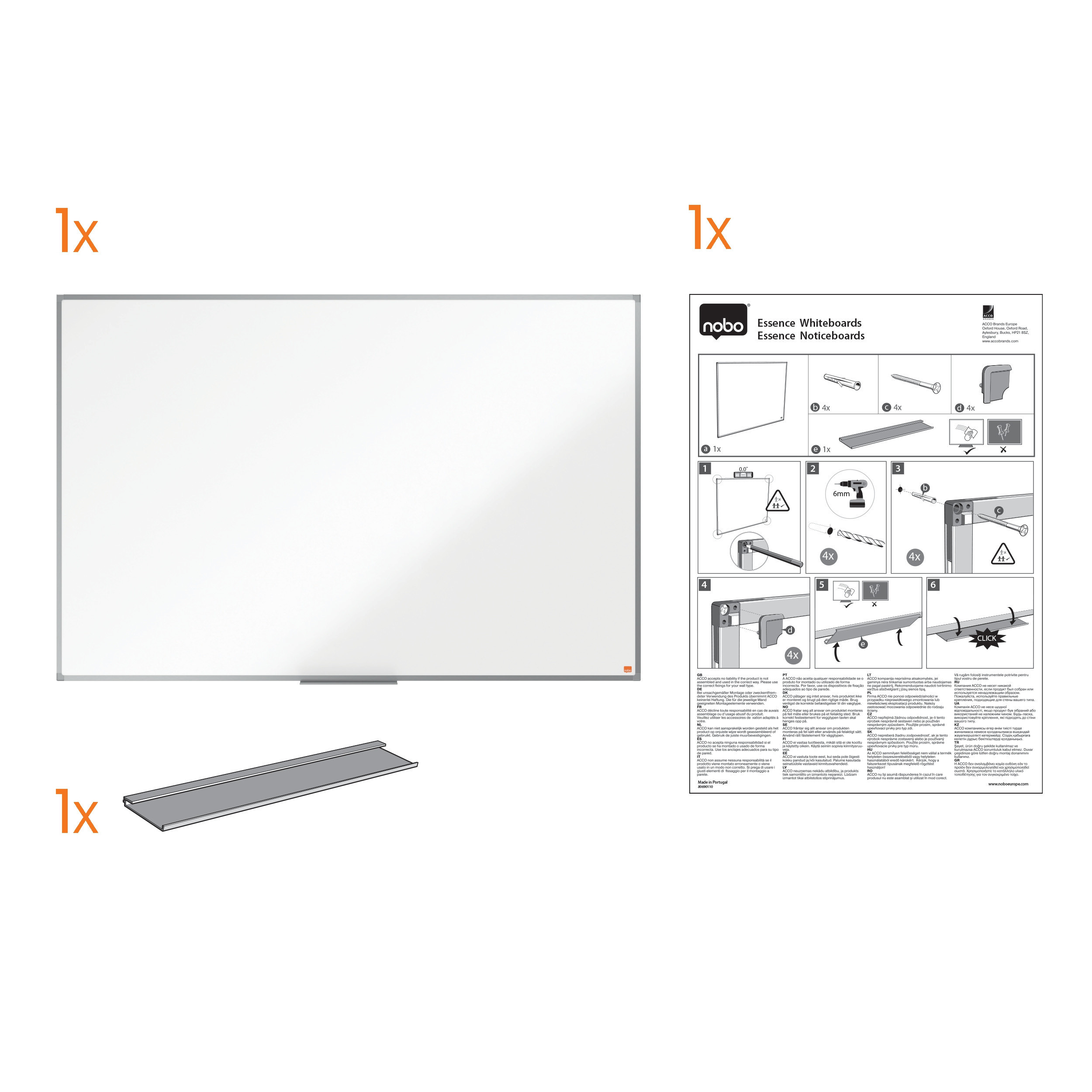 BildeWhiteboard Essence Lakk 60x45cm