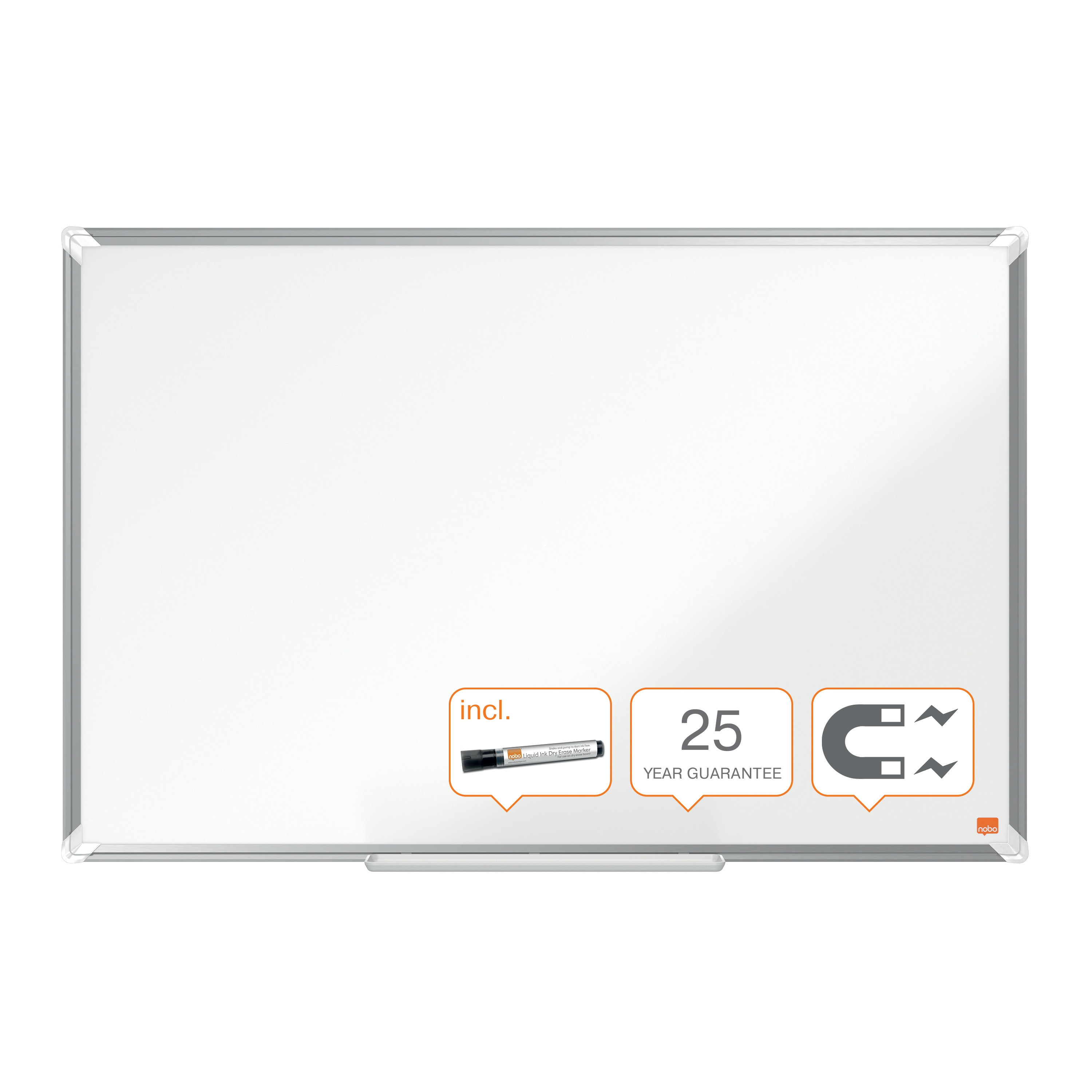 Whiteboard Premium Plus Emaljert 90x60cm