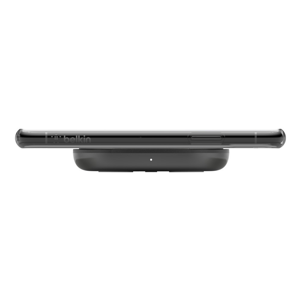 15W Wireless Charging Pad with PSU & USB-C Cable, Black