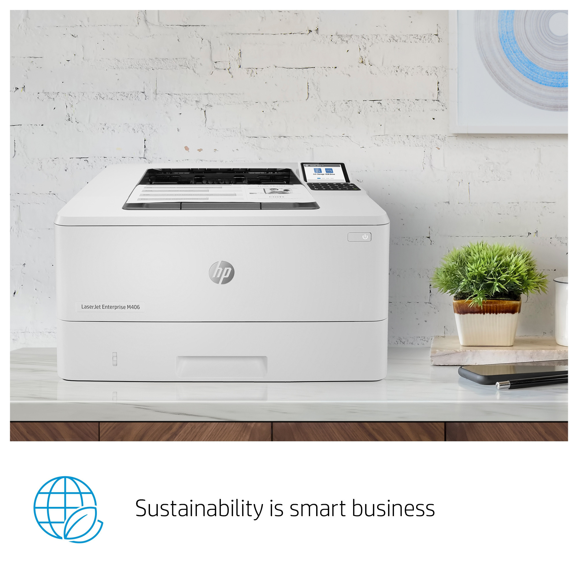 BildeHP LaserJet Enterprise M406dn printer
