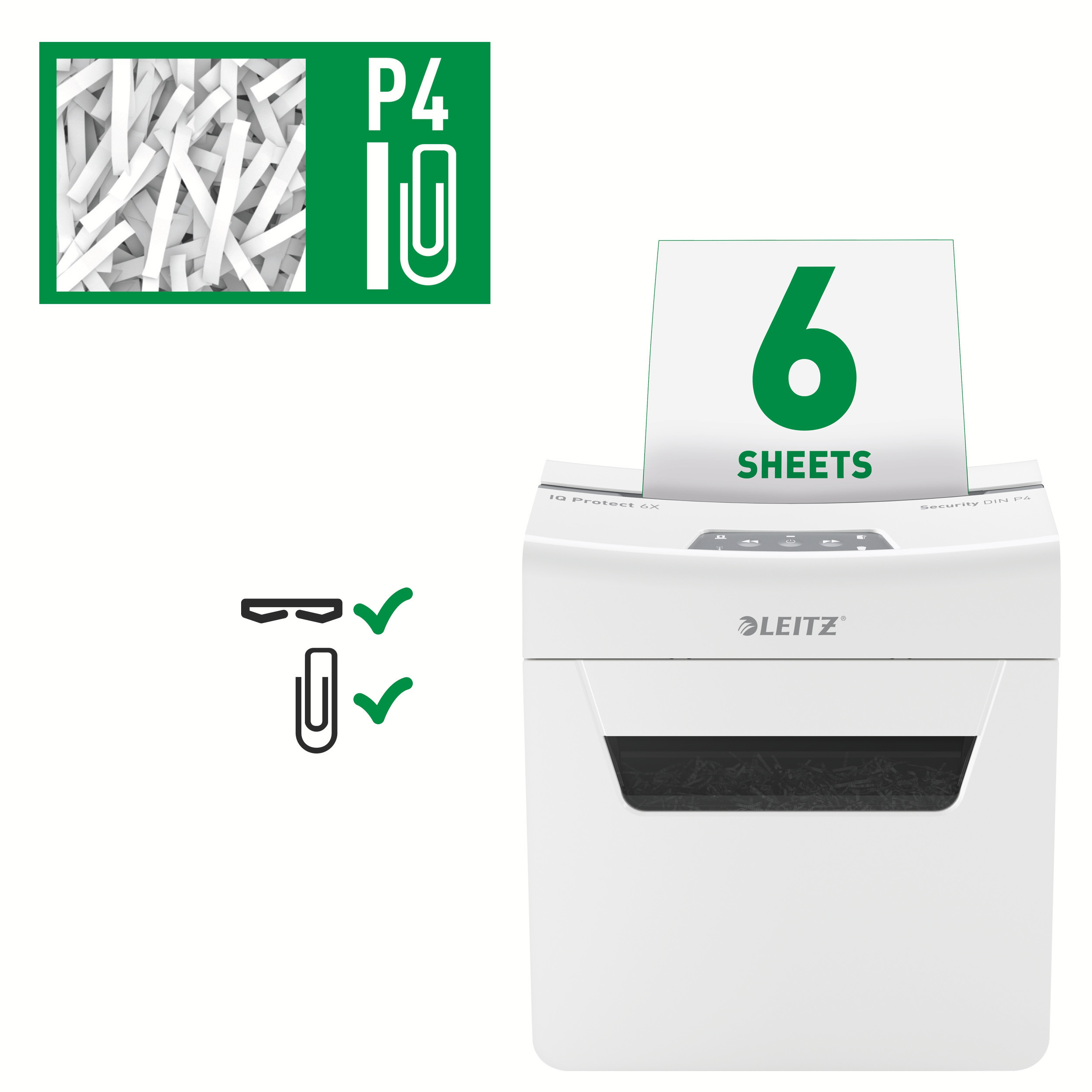 Makuleringsmaskin Leitz IQ Protect 6X P4