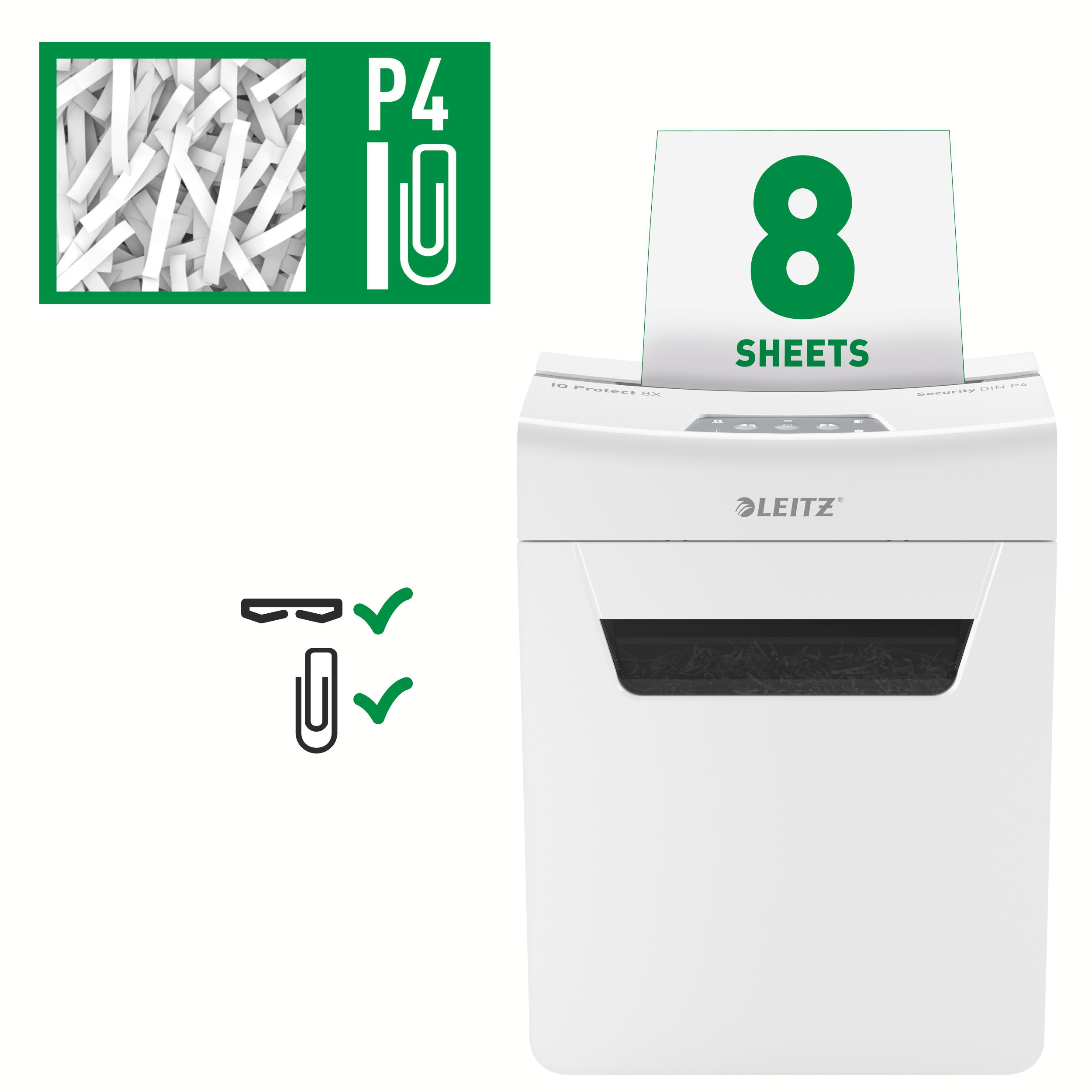 BildeMakuleringsmaskin Leitz IQ Protect 8X P4