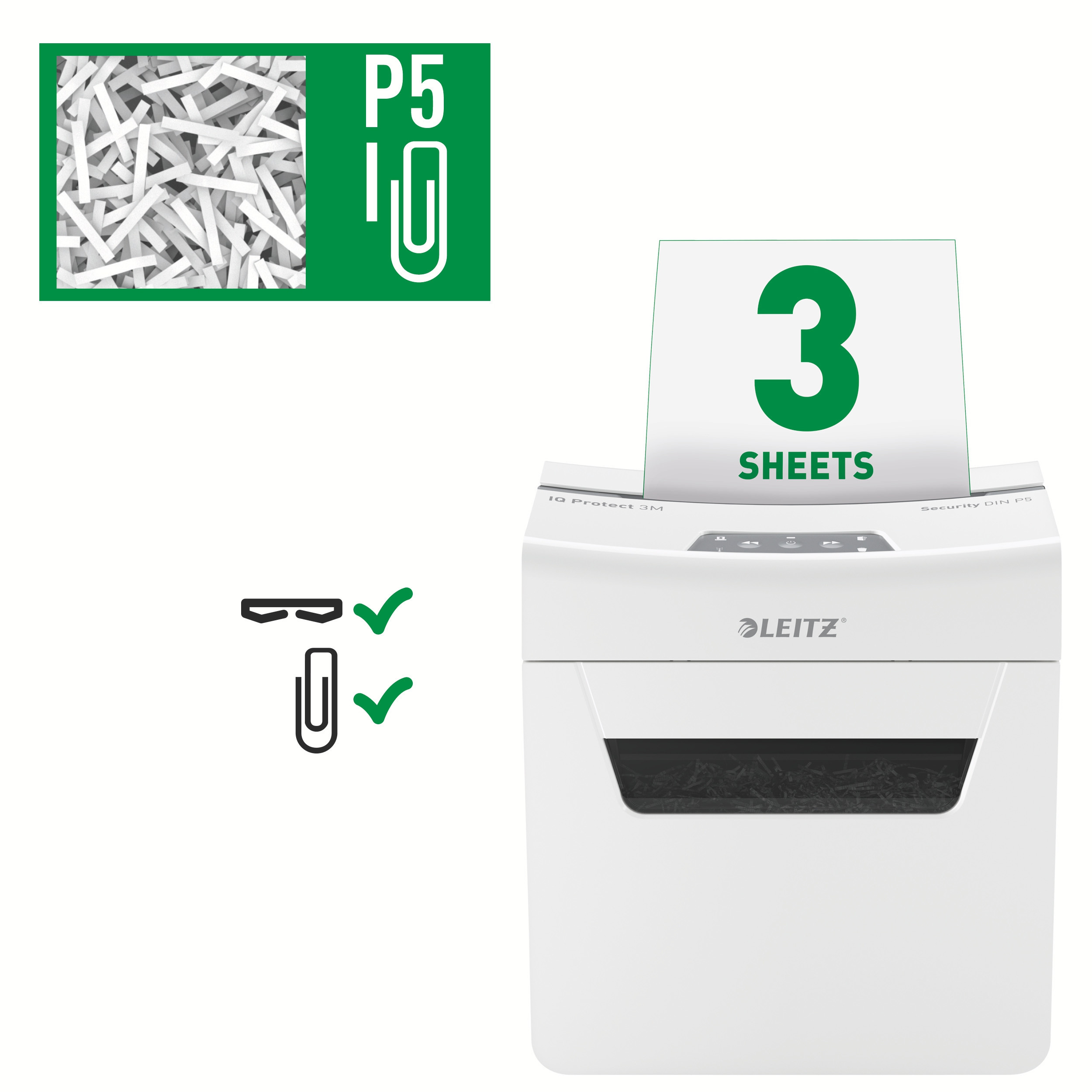 BildeMakuleringsmaskin Leitz IQ Protect 3M P5