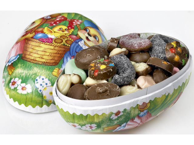 Påskeegg HVAL m/ass godteri 500g