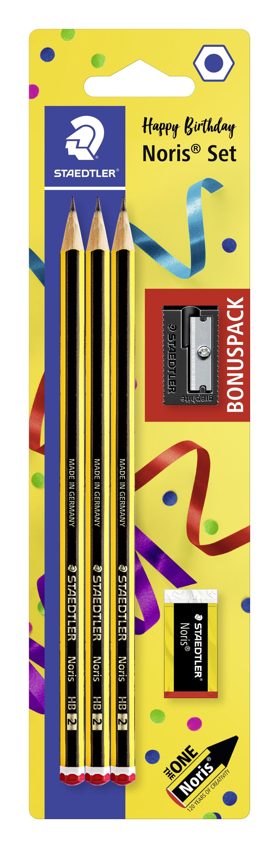 BildeSTAEDTLER Blyant Noris HB Upcycled Wood Bonuspk 1 blistr (5)