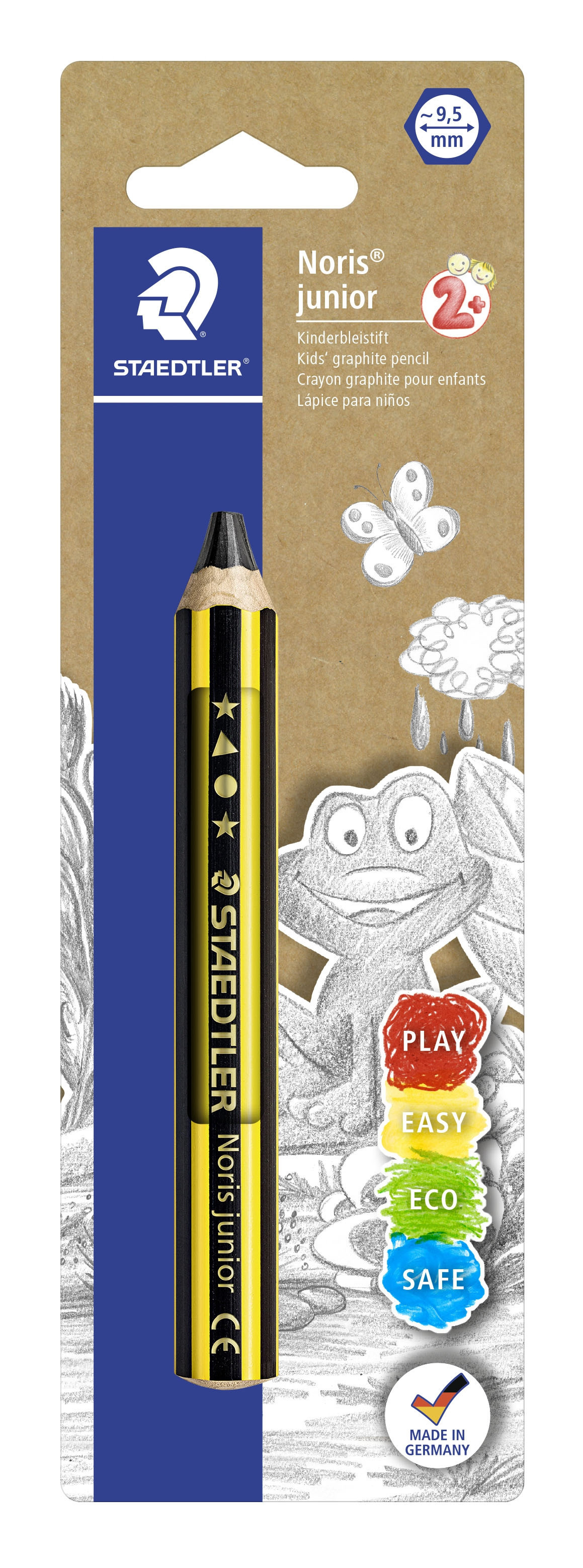 BildeSTAEDTLER Blyant Noris Junior 2B blister (1)