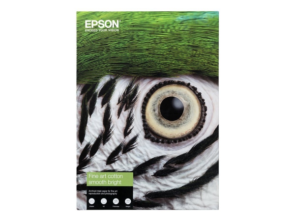 EPSON Fine Art Cotton Smooth Bright A3+ 25 Sheets