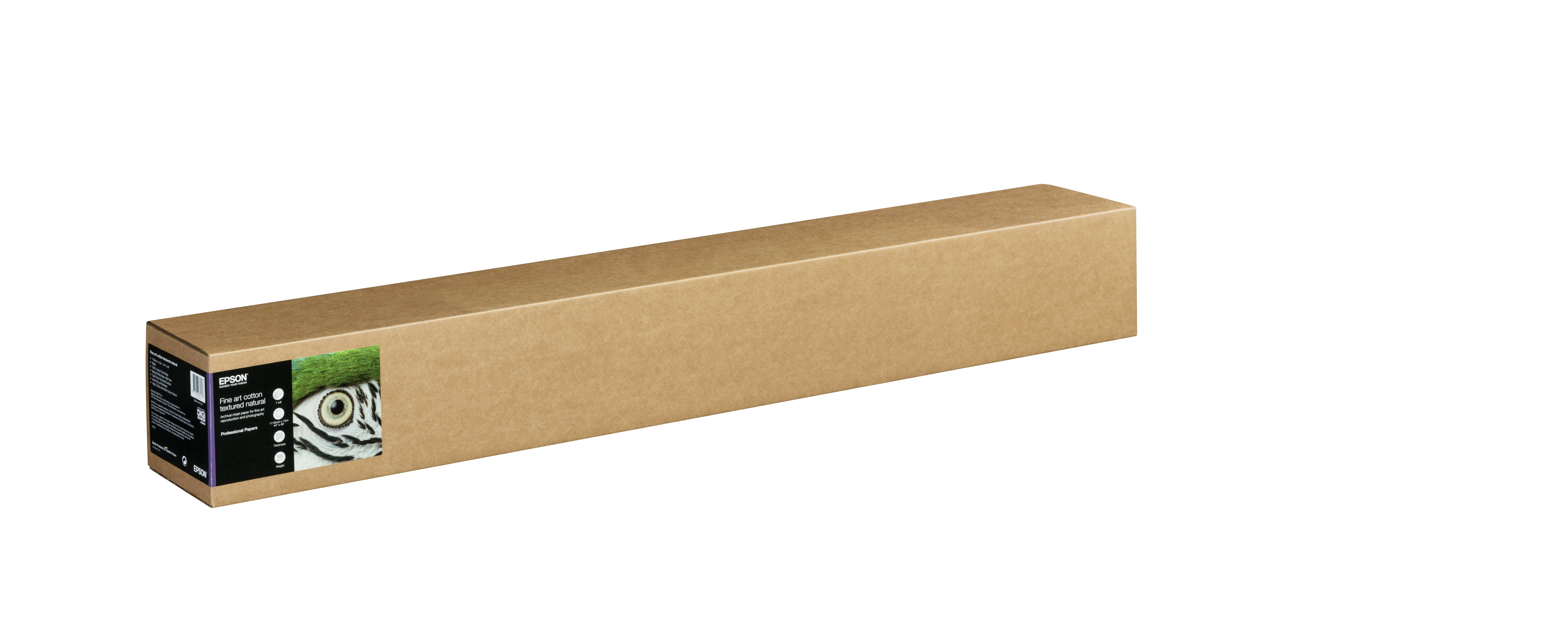 BildeFine Art Cotton Textured Natural 64" x 15m
