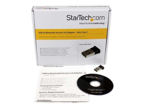 STARTECH USBBT1EDR4 Mini USB Bluetooth 4