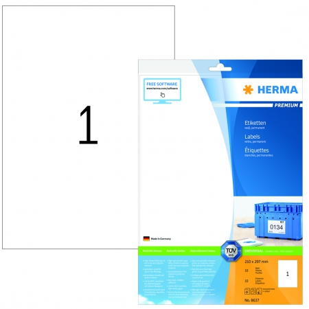 Herma Etiketter Premium A4 210x297 (10)
