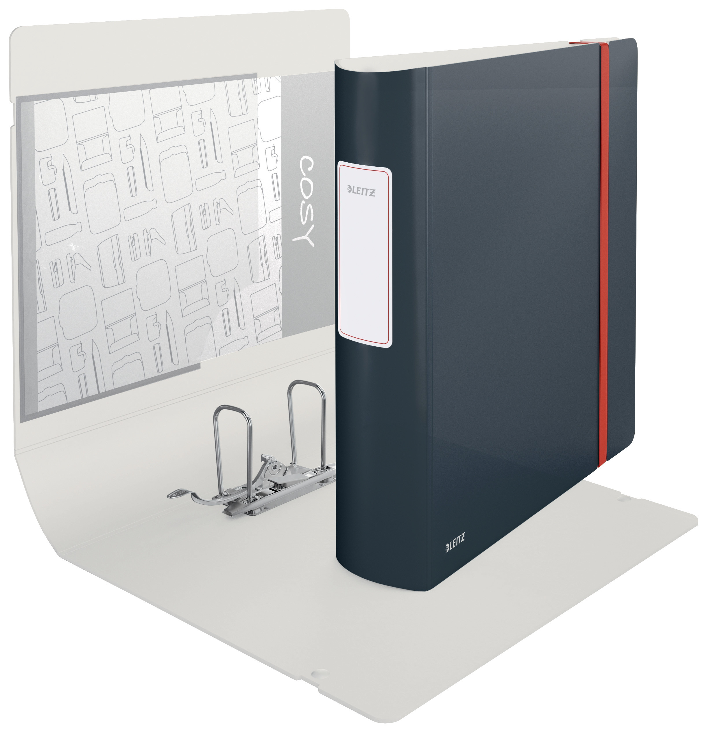 Brevordner Leitz Active Cosy A4/80mm Gr