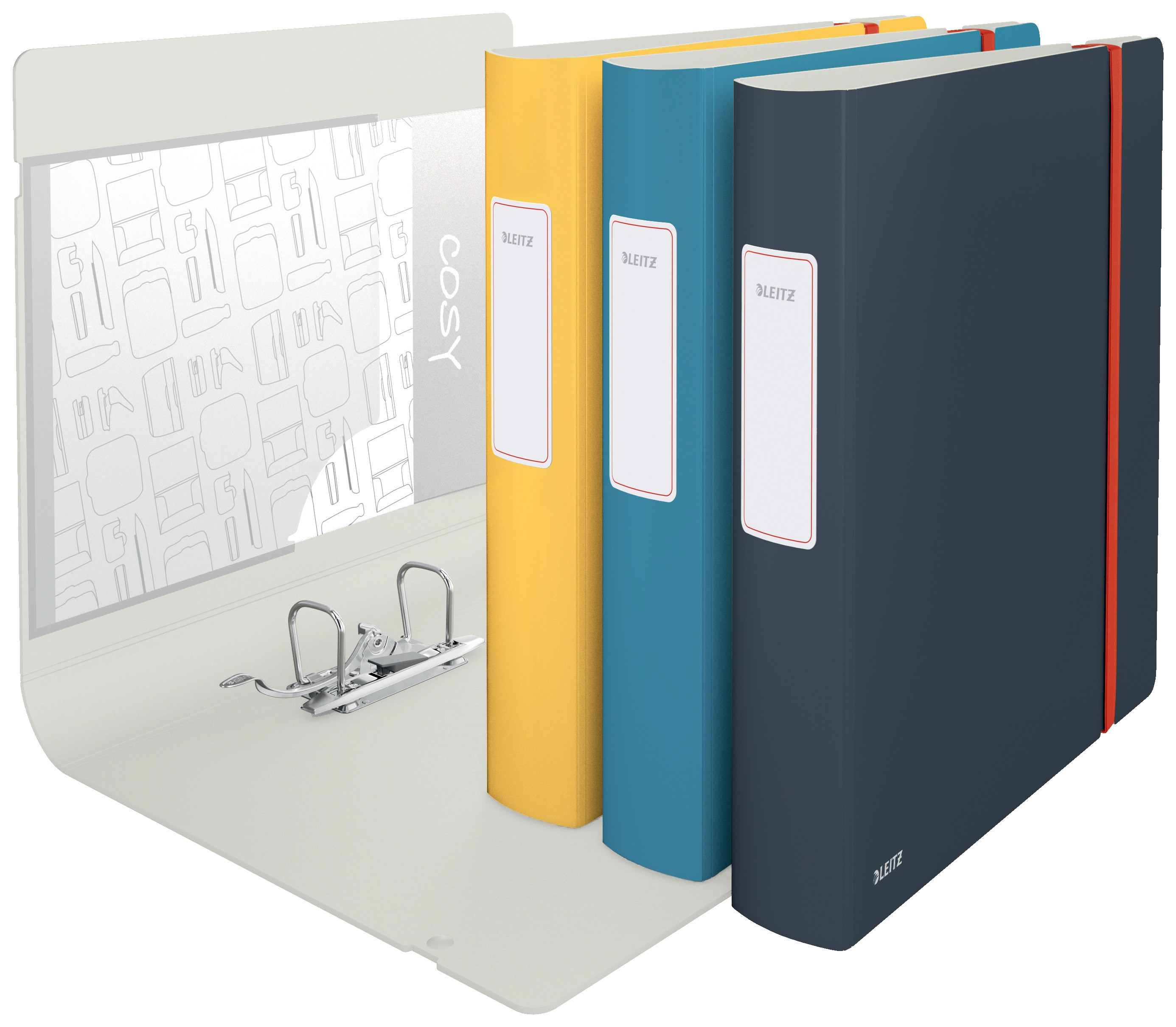 Smalordner Leitz Active Cosy A4/60mm Gul