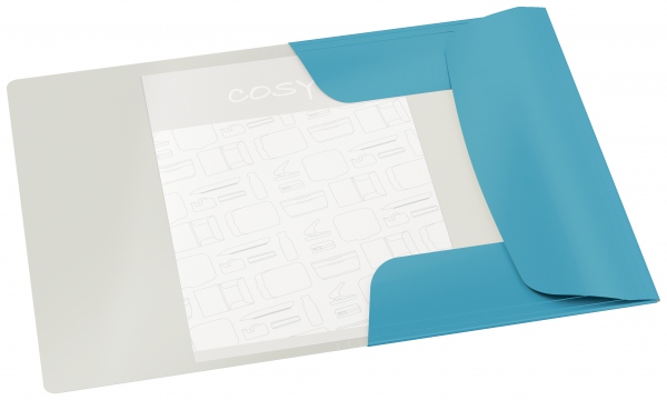 Strikkmappe kartong A4 Leitz Cosy Bl