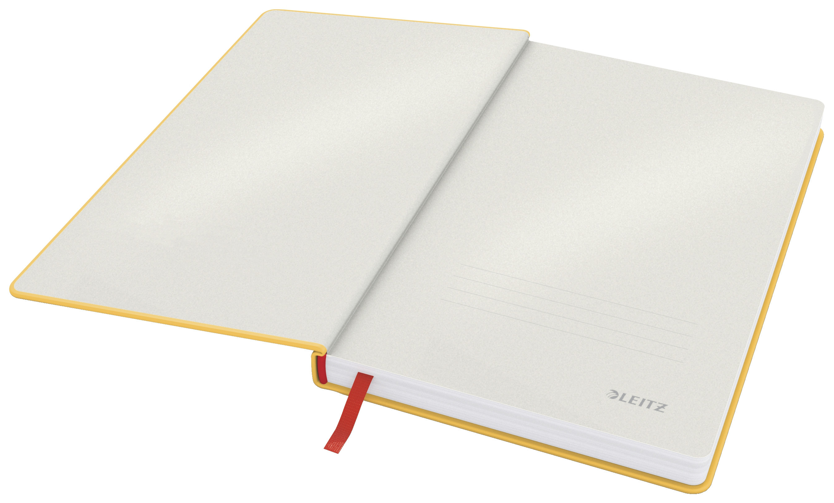 Notatbok Leitz Cosy Hardcase M Ruter Gul