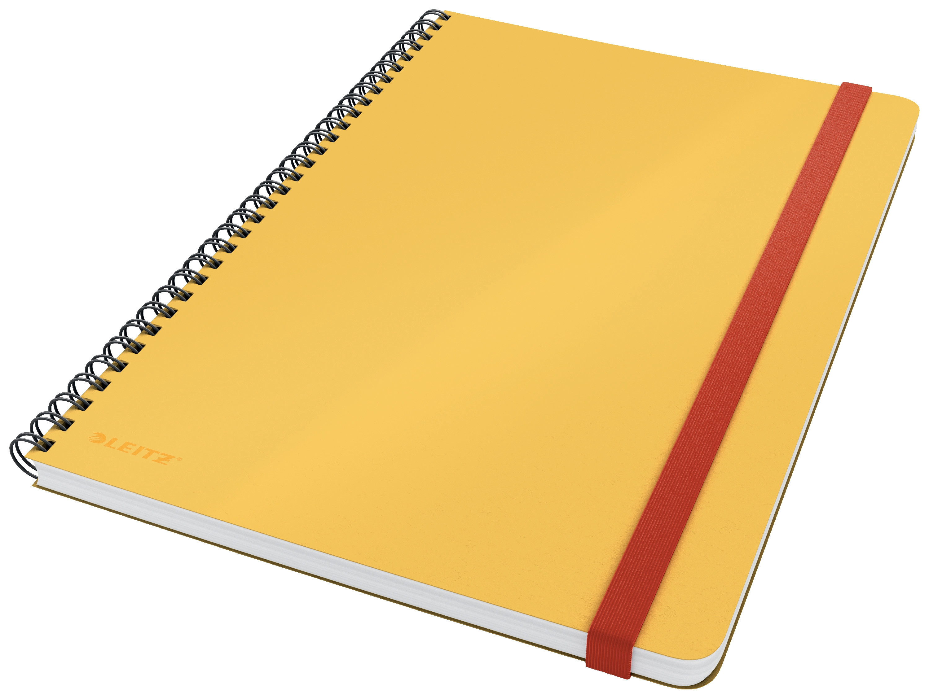 BildeNotatbok Leitz Cosy Spiral L Ruter Gul
