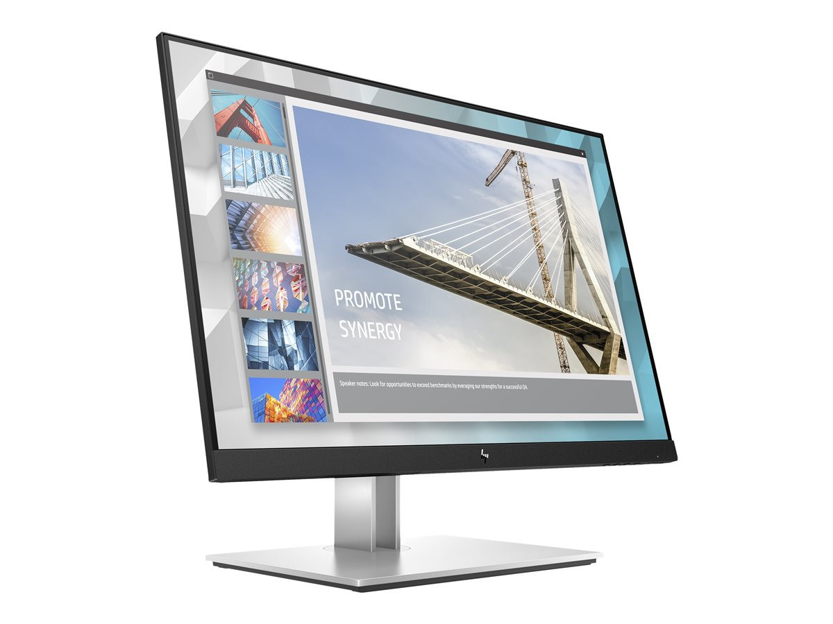 24'' HP Monitor E24i G4 WUXGA, Black/Silver