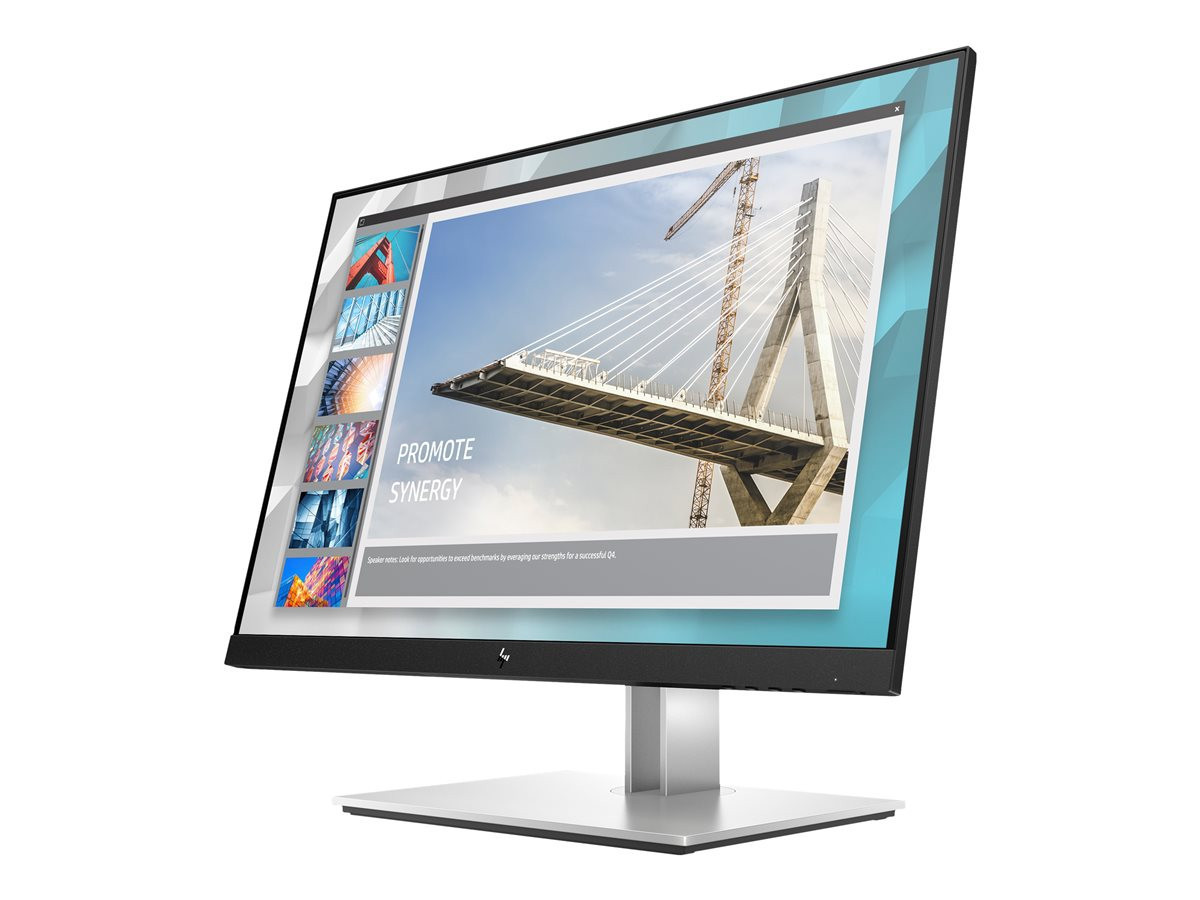24'' HP Monitor E24i G4 WUXGA, Black/Silver