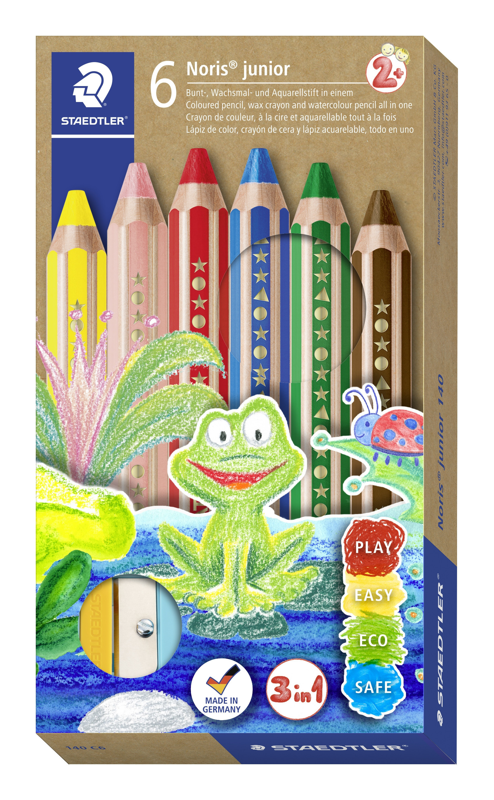 BildeFargeblyant Staedtler Junior (6 stk)
