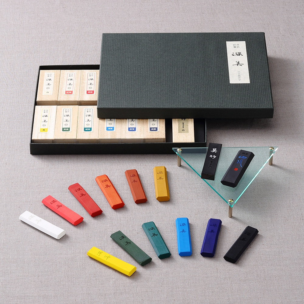 BildeSaiboku Shimbi 14 Ink stick set
