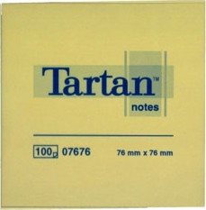 BildeTartan R330T Z-Notes 76x76mm yellow (12)