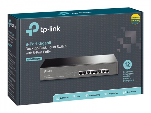 TP-LINK 8-Port Gigabit PoE+ Switch