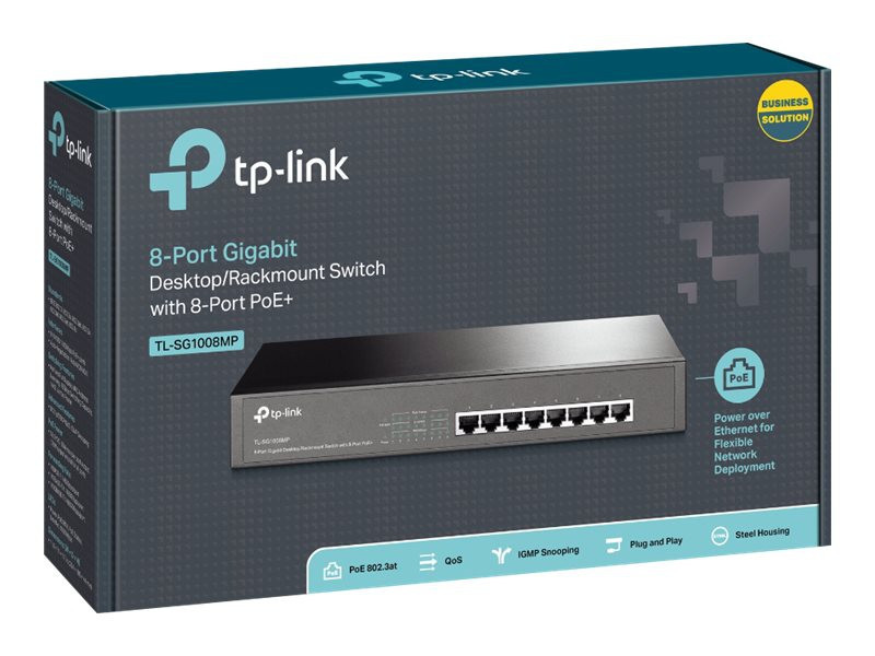 TP-LINK 8-Port Gigabit PoE+ Switch