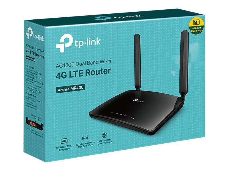 TP-LINK AC1200 Wireless Dual Band 4G LTE