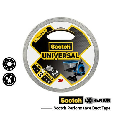 Fabric tape Extremium Silver 3m x 25mm