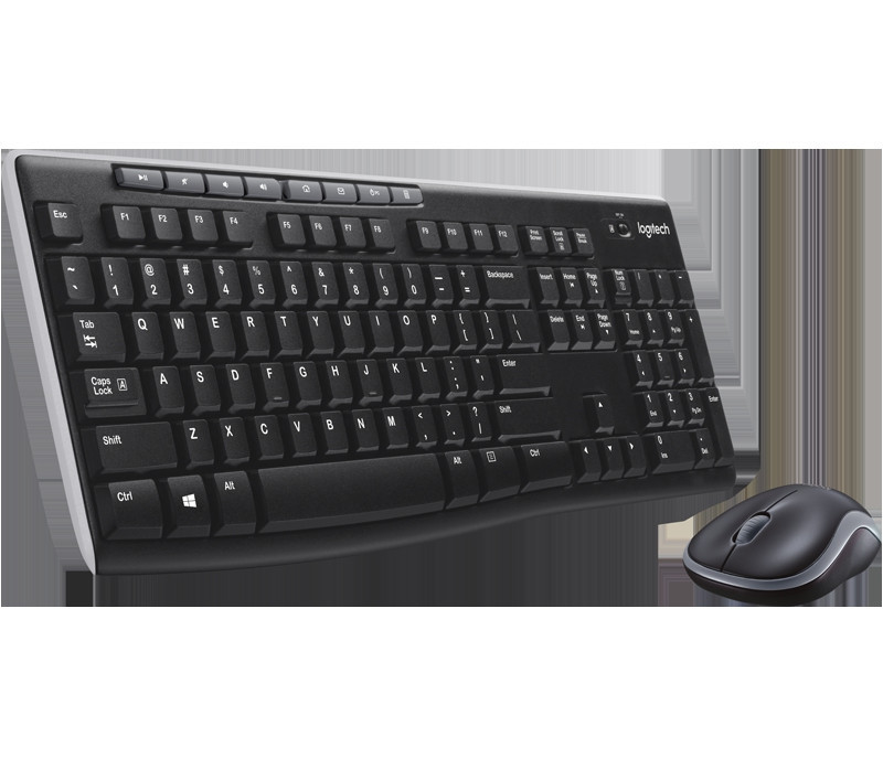 MK270 Wireless Combo Desktop set, Black (UK)