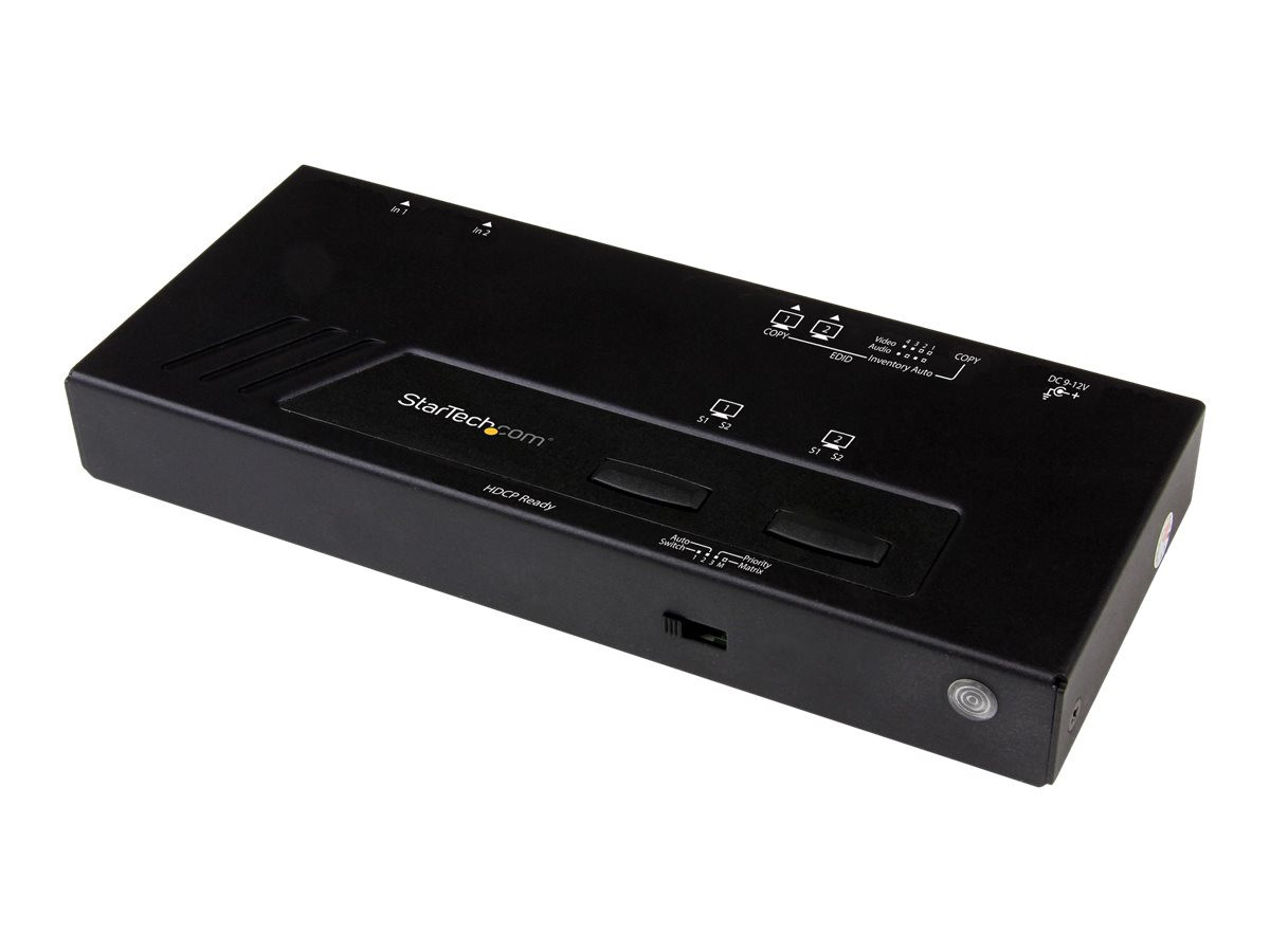 STARTECH 2x2 HDMI Matrix Switch - 4K