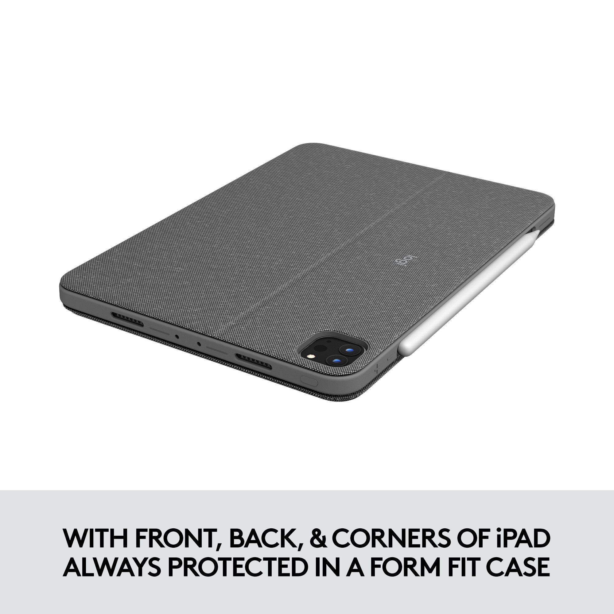 BildeiPad Pro 11'' (1/2/3rd gen.) Combo Touch, Grey (Nordic)