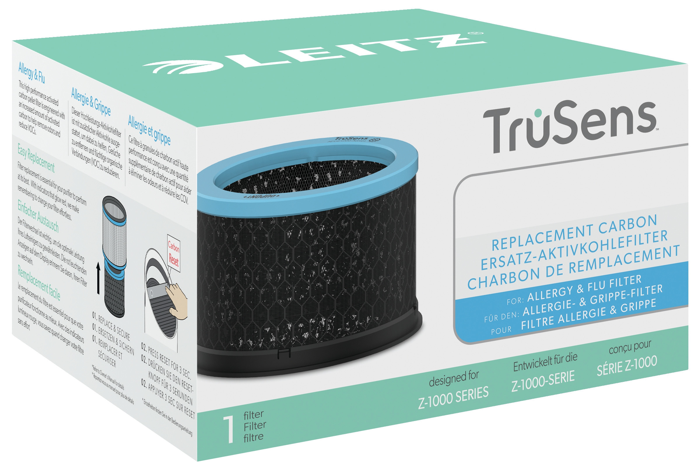 HEPA filtertrommel Allergi TruSens Small