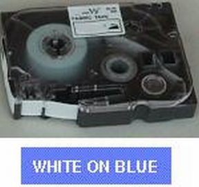 BildeBrother TZe tape 24mmx8m white/blue