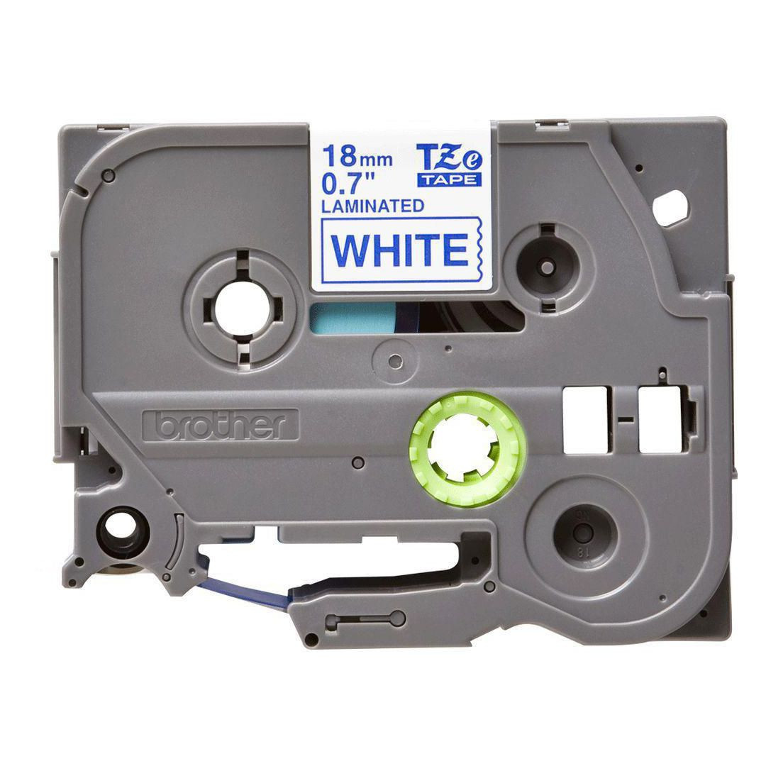 Tape BROTHER TZe-243 18mmx8m blå/hvit