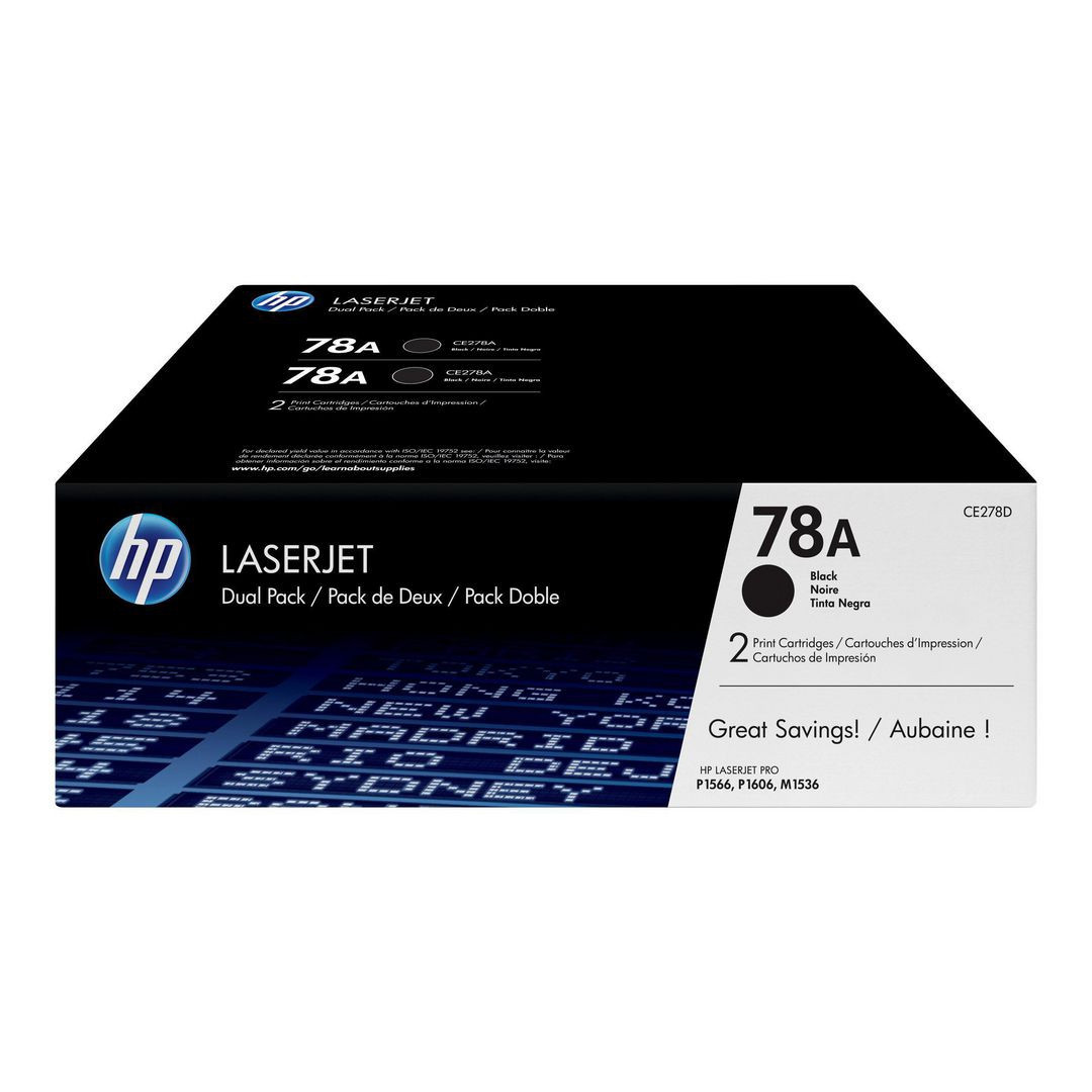 Toner HP CE278AD 78A sort (2)